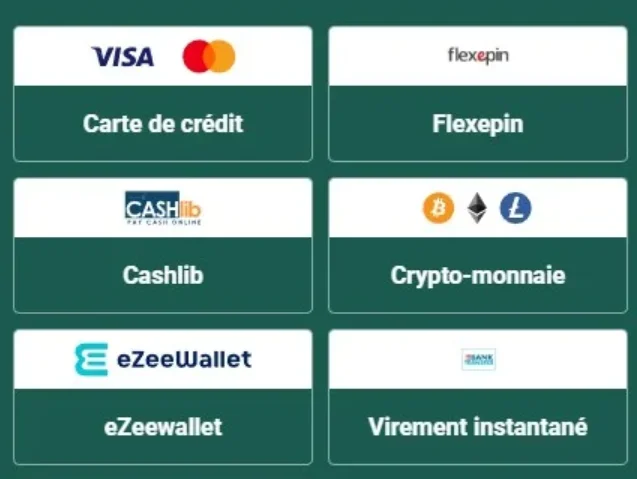 Cresus Casino Retrait et de Dépôt Méthodes en France