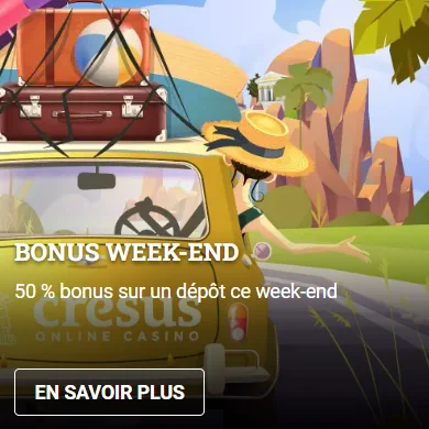 Week-end Bonus Cresus Casino
